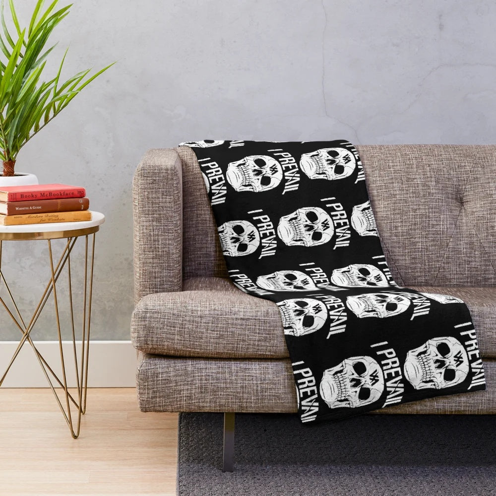 I Prevail band themed plush blanket