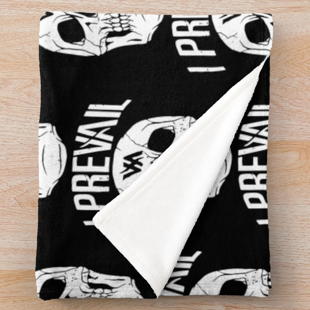 I Prevail band themed plush blanket