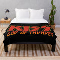KISS Band God of Thunder Plush Blanket