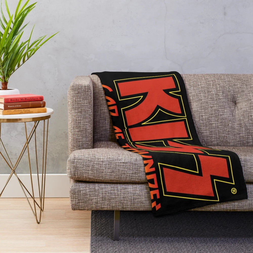 KISS Band God of Thunder Plush Blanket