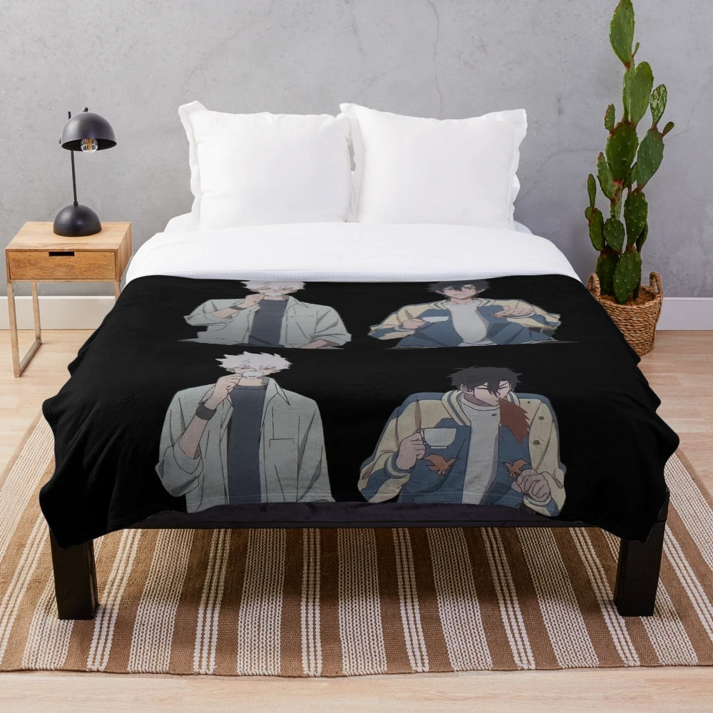 Link Click Anime Themed Plush Blanket