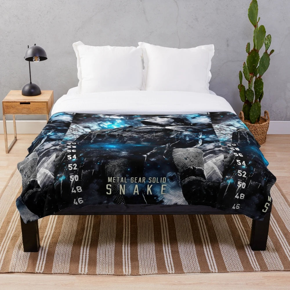Metal Gear Solid Snake Plush Blanket