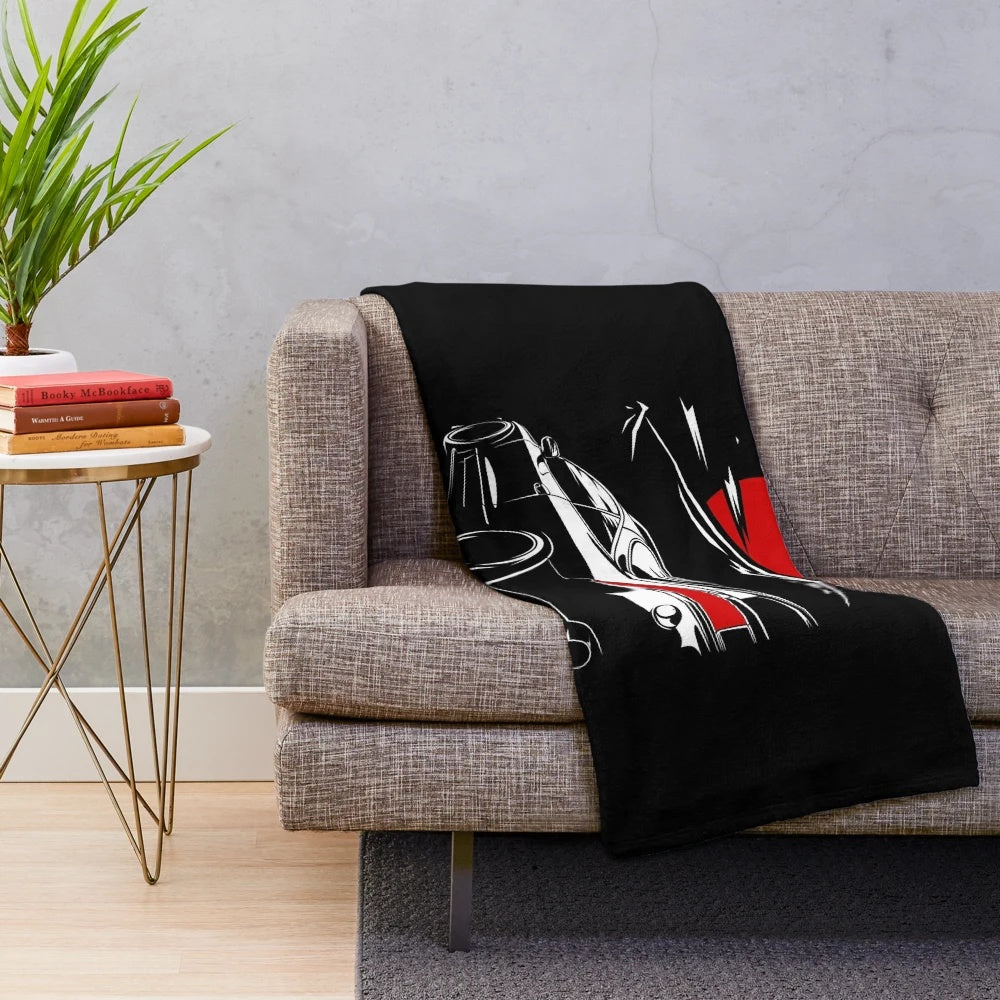 Mitsubishi Eclipse Inspired Plush Blanket