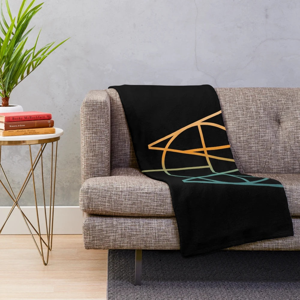Muse Band Plush Blanket featuring the band's logo and popular song titles