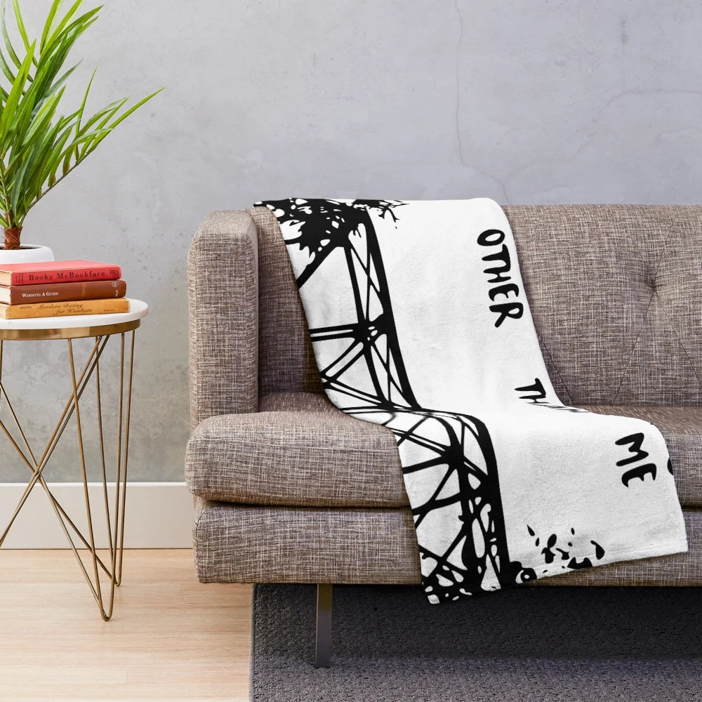 One Tree Hill inspired plush blanket featuring the iconic bridge from the show