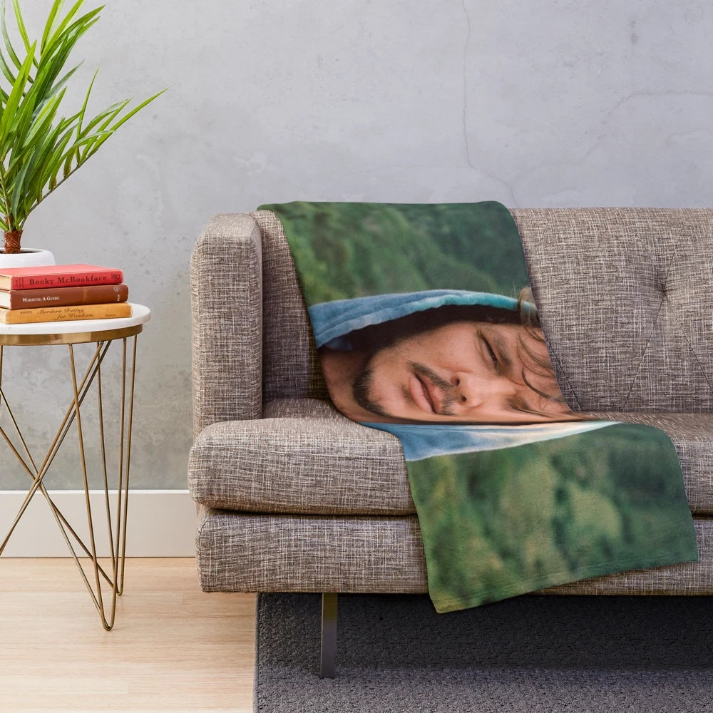 Soft and cozy plush blanket featuring Pedro Pascal from The Mandalorian, Game of Thrones, and The Last of Us