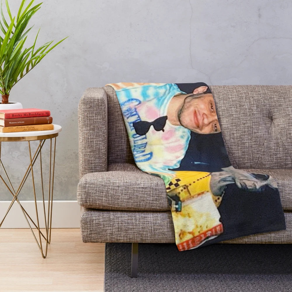 Pete Davidson Alien Plush Blanket