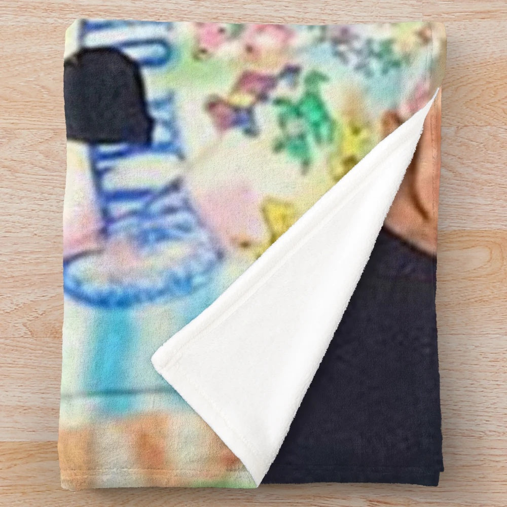 Pete Davidson Alien Plush Blanket