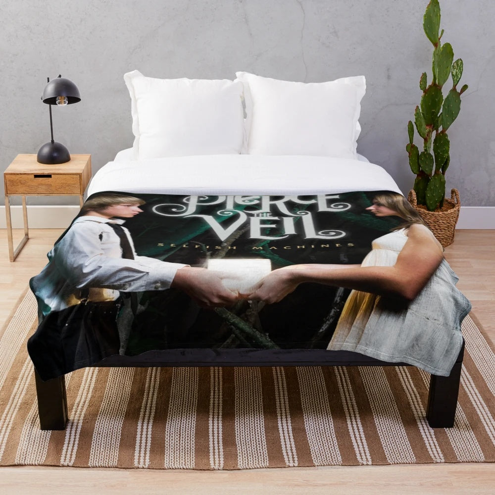 Pierce The Veil Inspired Plush Blanket