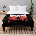 Plush blanket inspired by the cult classic horror comedy "Army of Darkness