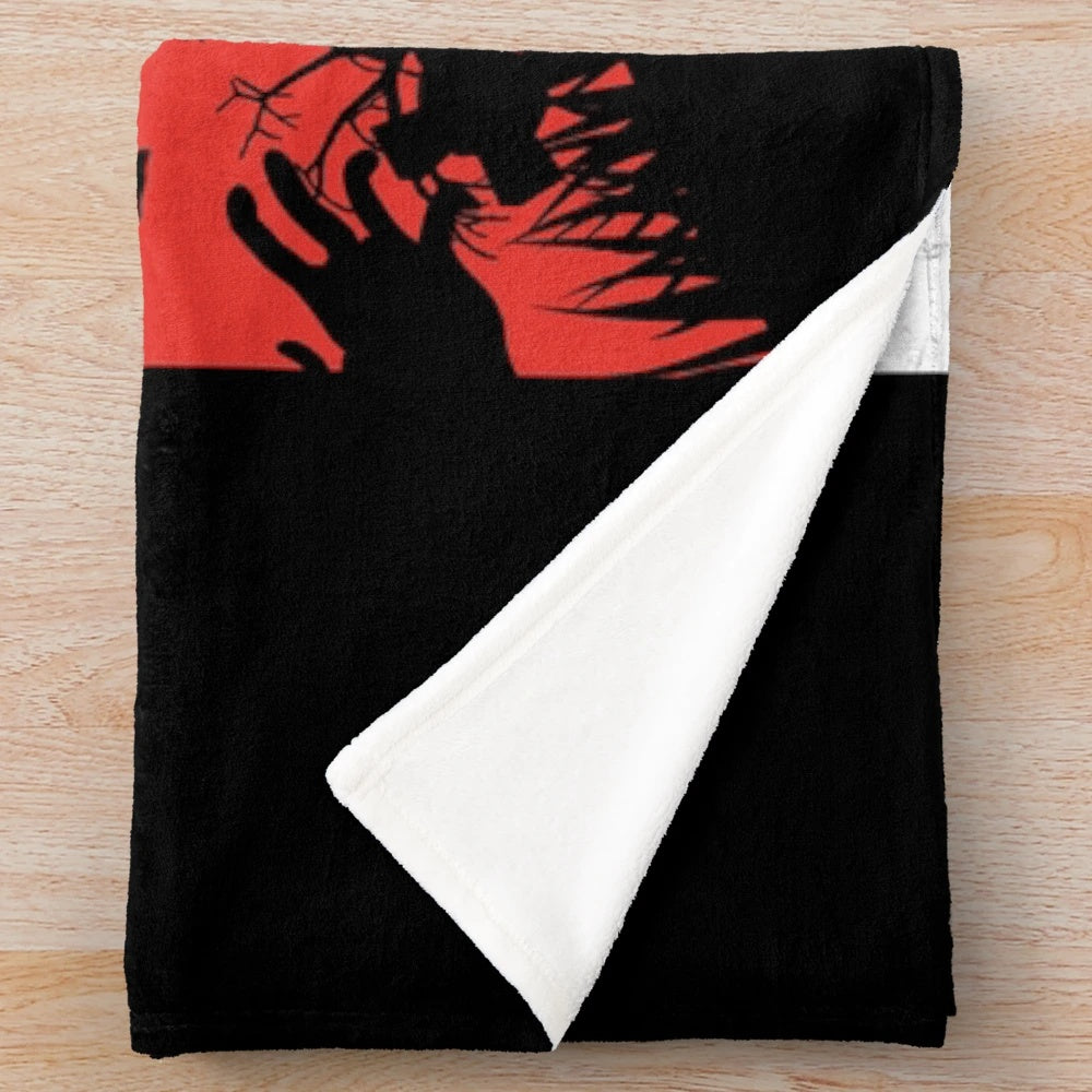 Plush blanket inspired by the cult classic horror comedy "Army of Darkness