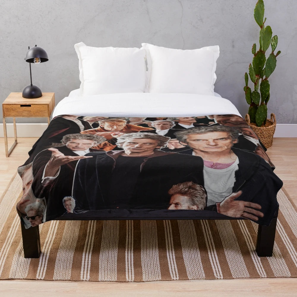 12th Doctor Peter Capaldi Plush Blanket