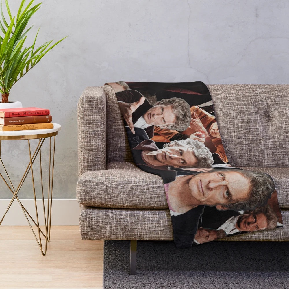 12th Doctor Peter Capaldi Plush Blanket