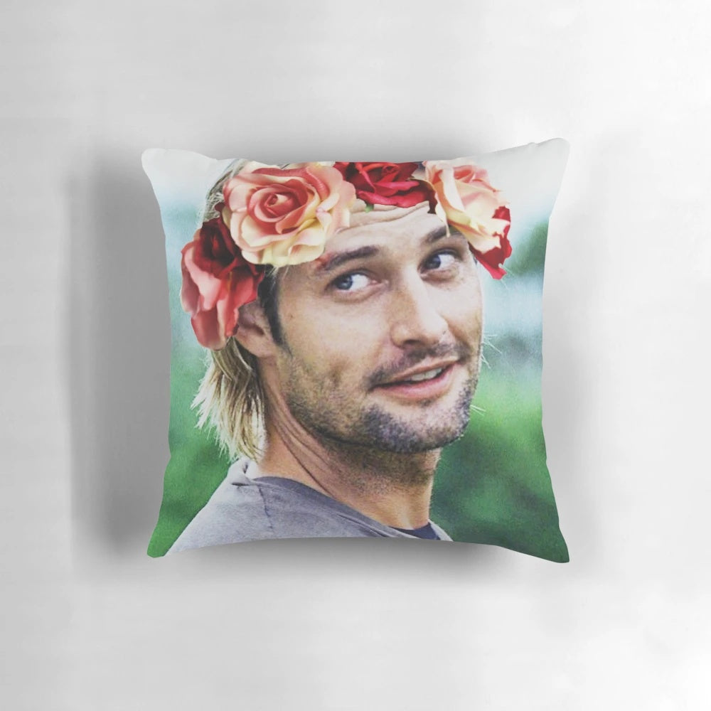 ABC's LOST Sawyer Ford themed throw pillow