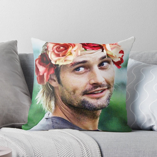 ABC's LOST Sawyer Ford themed throw pillow