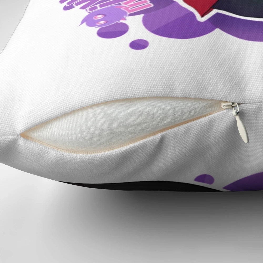 Soft and cozy Aphmau-themed pillow featuring the popular Lycan character from the Mystreet YouTube series.