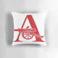 Arsenal FC Cannon Emblem Pillow - Premier League Soccer Decor