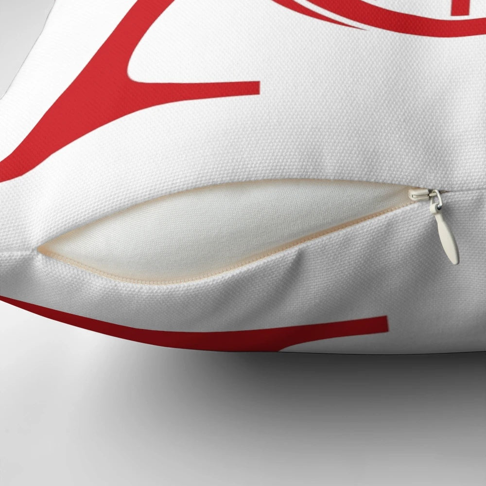 Arsenal FC Cannon Emblem Pillow - Premier League Soccer Decor