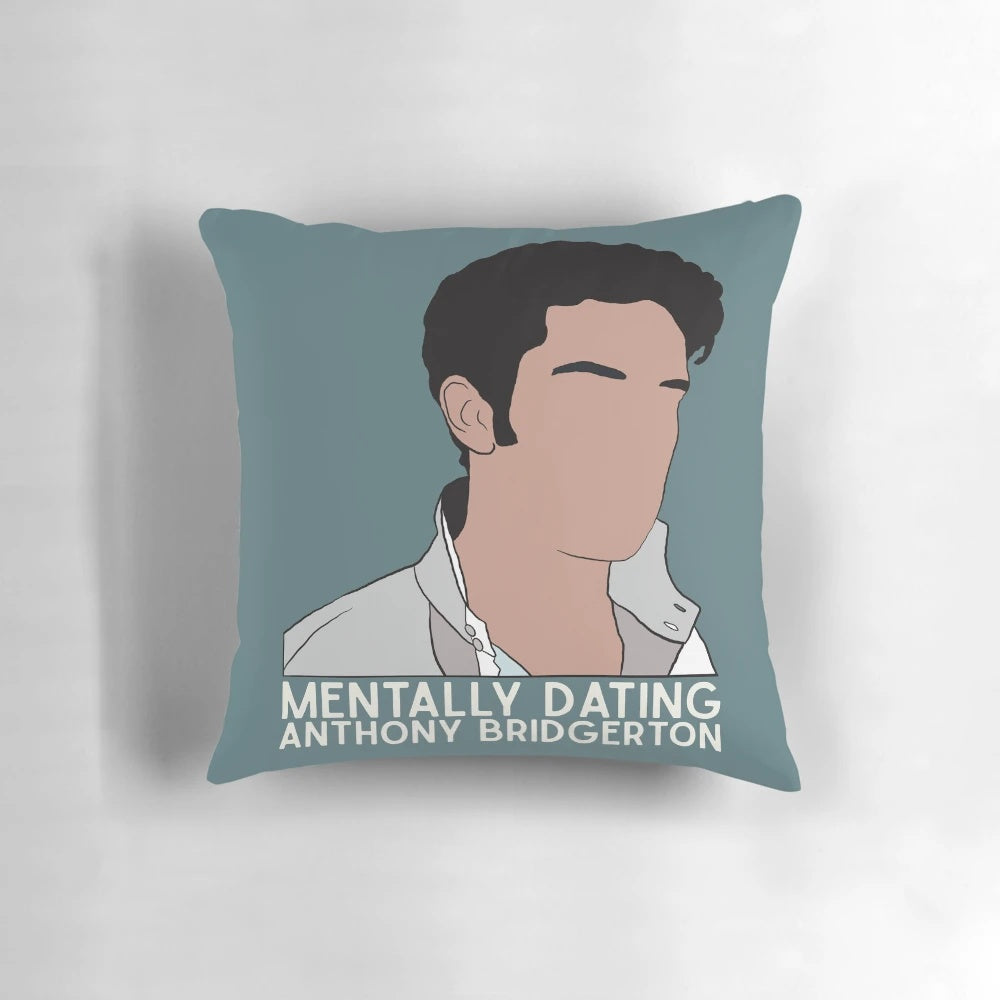Plush pillow featuring Anthony Bridgerton from the hit Netflix series Bridgerton