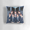 Soft and cuddly BTS pillow featuring the members of the popular K-pop band
