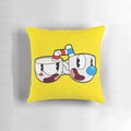 Plush Cuphead and Mugman Pillow - Officially Licensed Video Game Merchandise