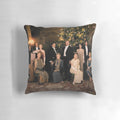Downton Abbey Cast Pillow featuring beloved characters like Lady Mary, Carson the Butler, and Lord Grantham