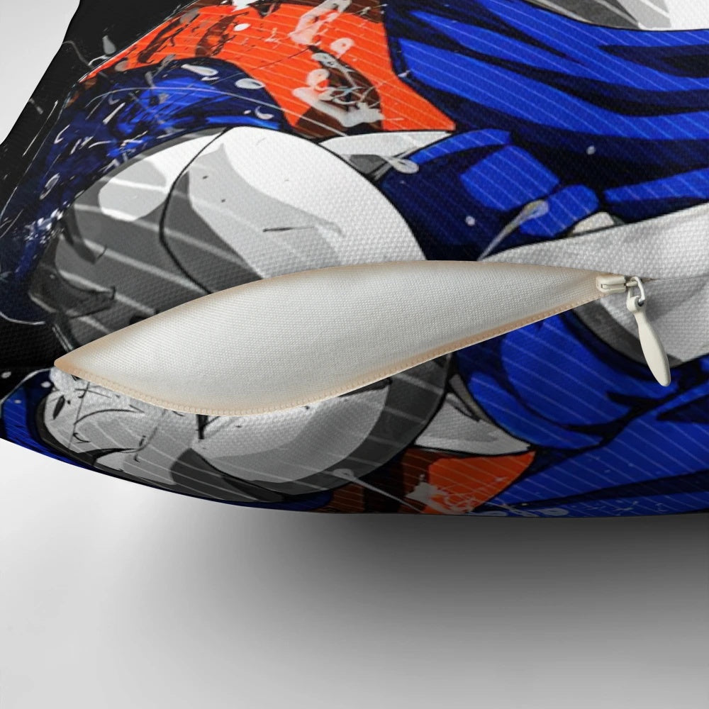 Dragon Ball Anime and Manga Pillow featuring Goku, Vegeta, and other iconic characters