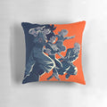 Dragon Ball Z Xenoverse 2 anime-inspired pillow featuring Goku, Vegeta, and Trunks