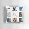 Drake albums pillow featuring cover art from Drake's most popular albums