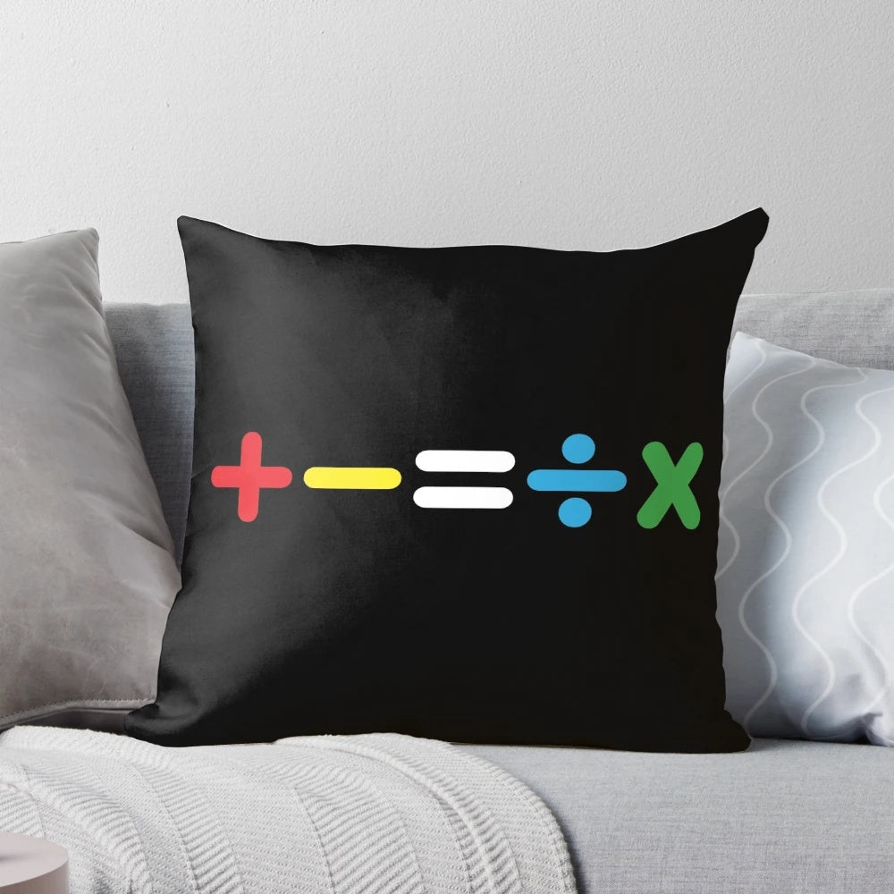 Ed Sheeran Mathematics Tour Pillow with Geometric Designs