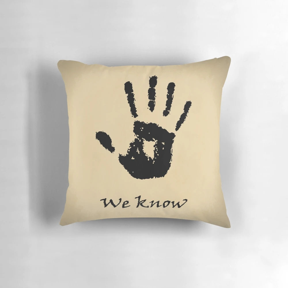 Dark Brotherhood pillow featuring iconic artwork from the Elder Scrolls series