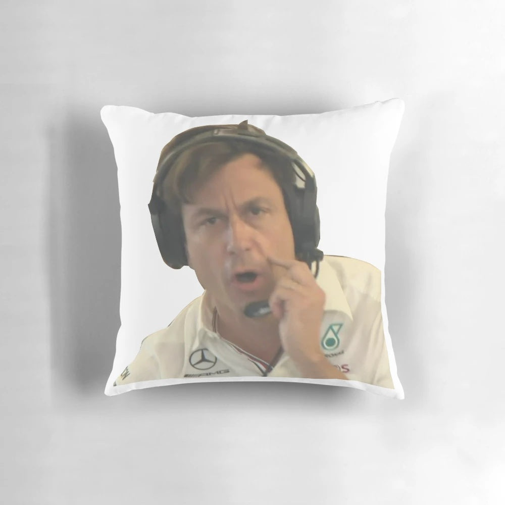 Toto Wolff-inspired Formula 1 Pillow