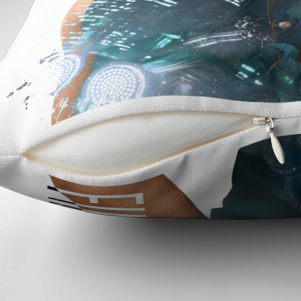 Cloud Strife Final Fantasy VII Remake Decorative Pillow