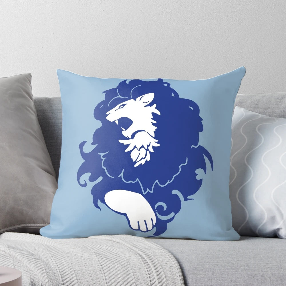 Officially licensed Fire Emblem: Three Houses Blue Lions Emblem colored pillow for Nintendo Switch
