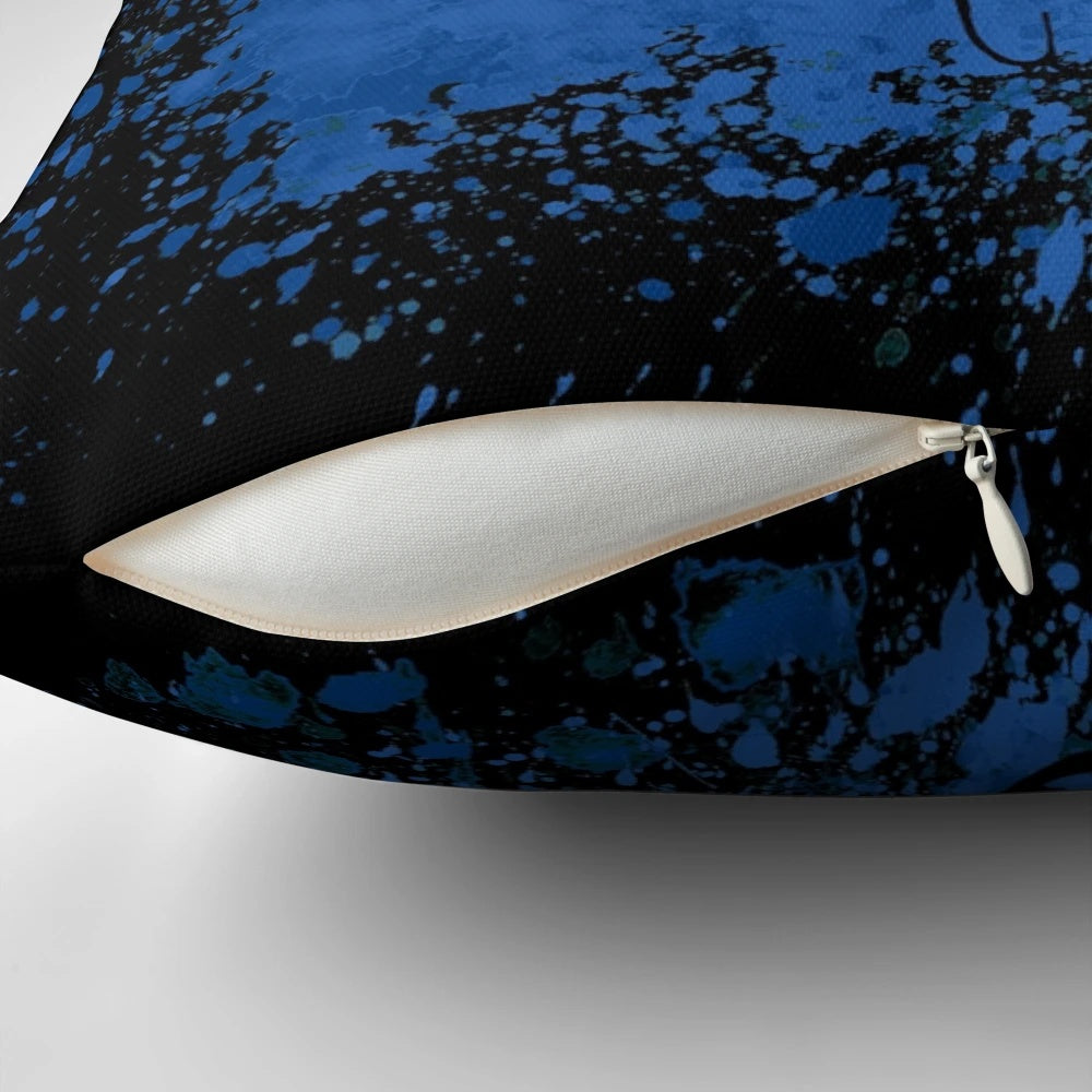 Blue Lions Splatter Pillow from the Fire Emblem video game series