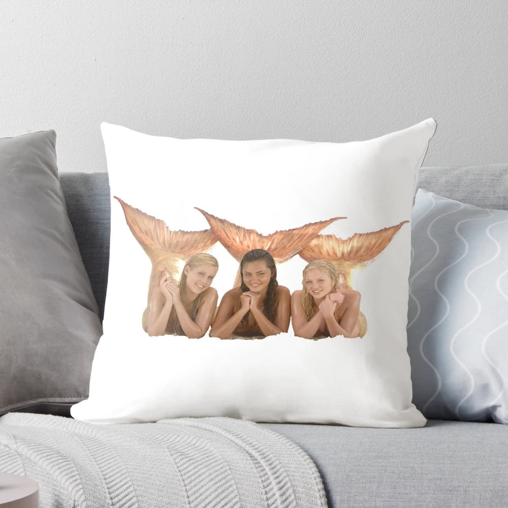 H2O: Just Add Water pillow featuring Emma, Cleo, and Rikki