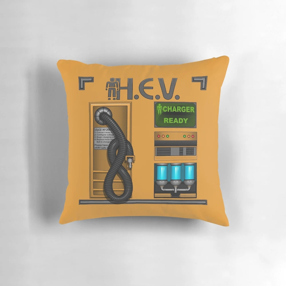 Half Life HEV Charger Pillow - Officially Licensed Gaming Merchandise