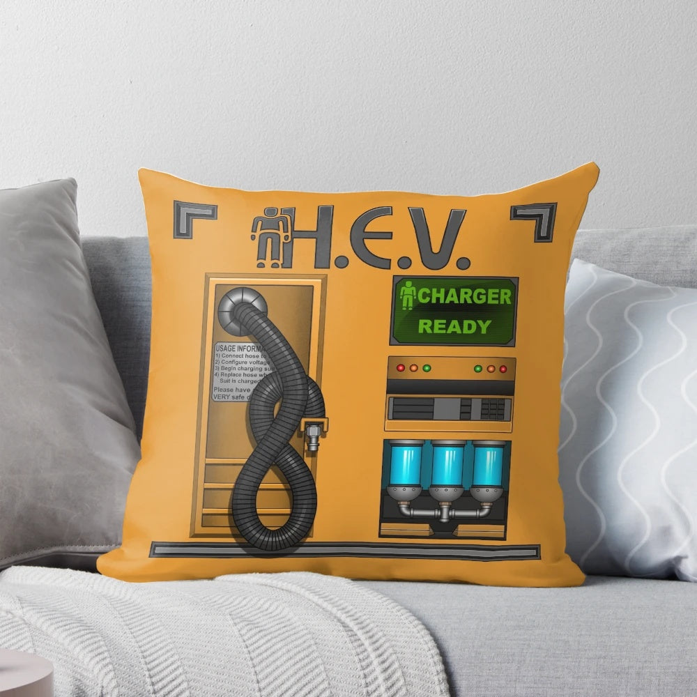 Half Life HEV Charger Pillow - Officially Licensed Gaming Merchandise