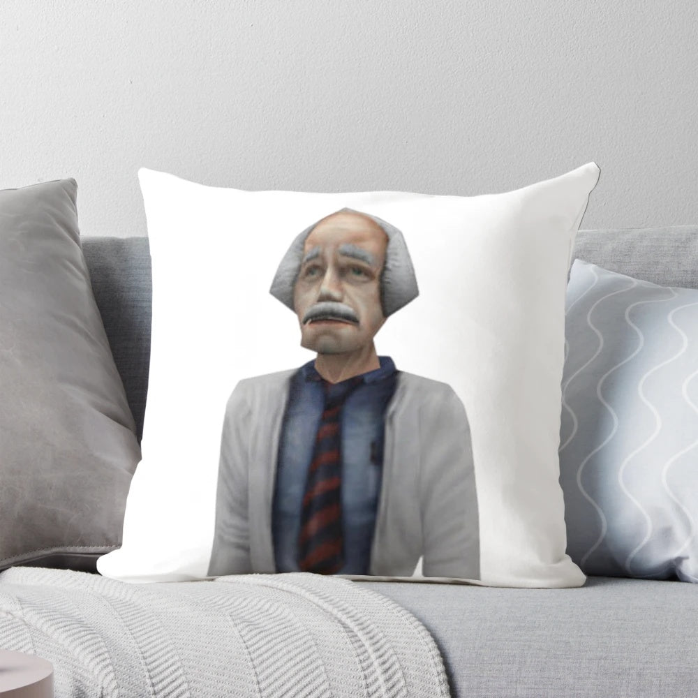 Half-Life Scientist 02 (Dr. Coomer) Pillow - Soft, plush gaming merchandise featuring the beloved character