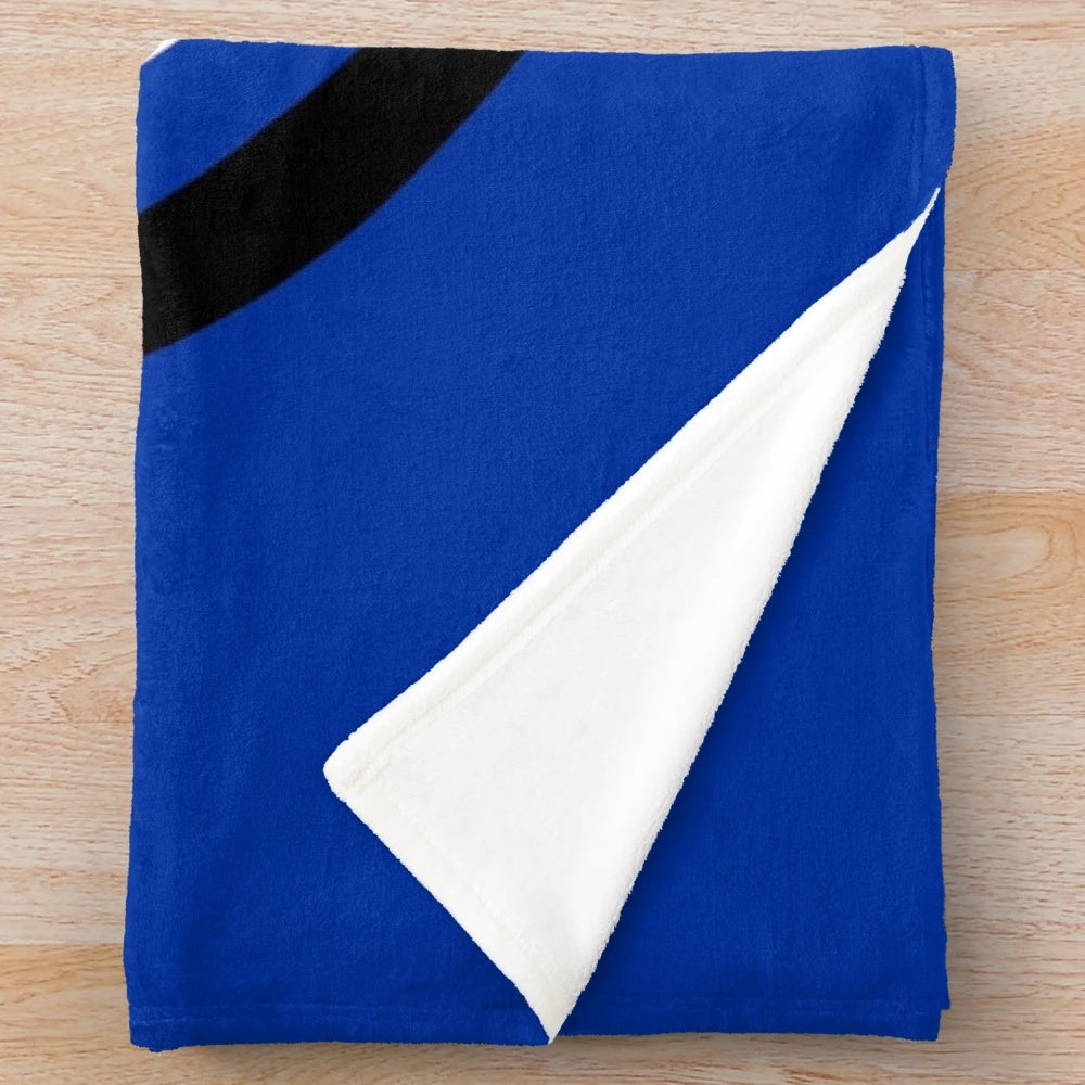 Inter Milan logo plush blanket