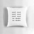 A cozy pillow featuring the iconic character Jake Peralta from the hit TV show Brooklyn Nine-Nine.