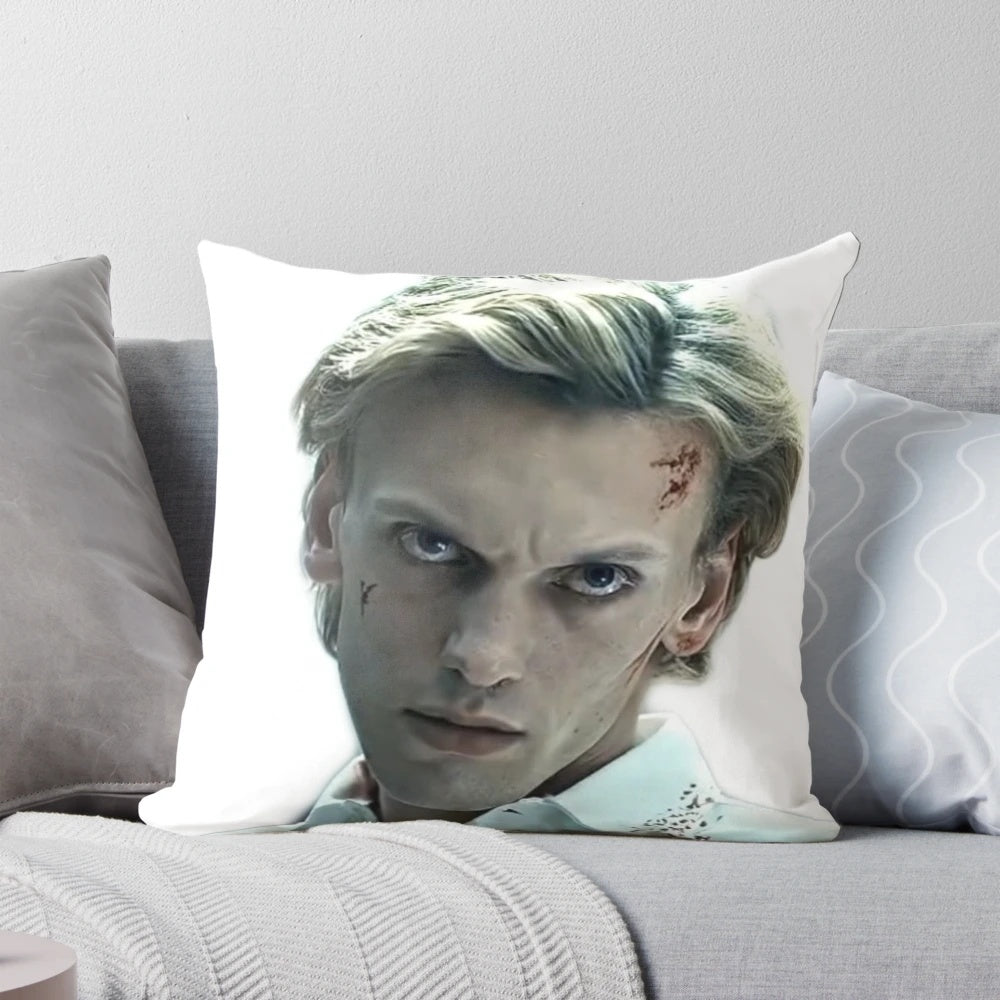Officially Licensed Jamie Campbell Bower and Joseph Quinn Stranger Things Pillow