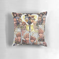 Kingdom Hearts 4 themed pillow cover featuring Sora and Kairi, the main protagonists of the popular video game series.