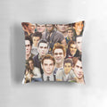 Colorful collage pillow featuring KJ Apa as Archie Andrews from the hit TV series Riverdale