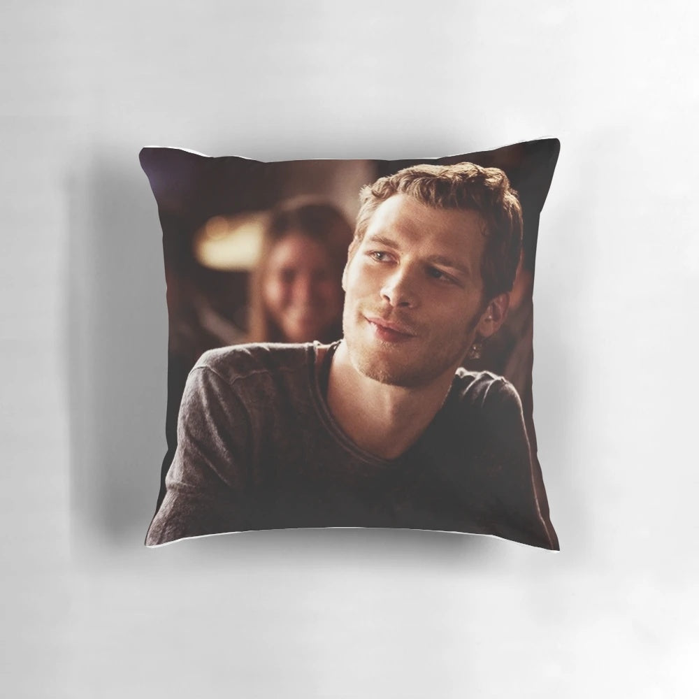 Soft, high-quality pillow featuring the character Klaus Mikaelson from the hit TV series The Vampire Diaries.
