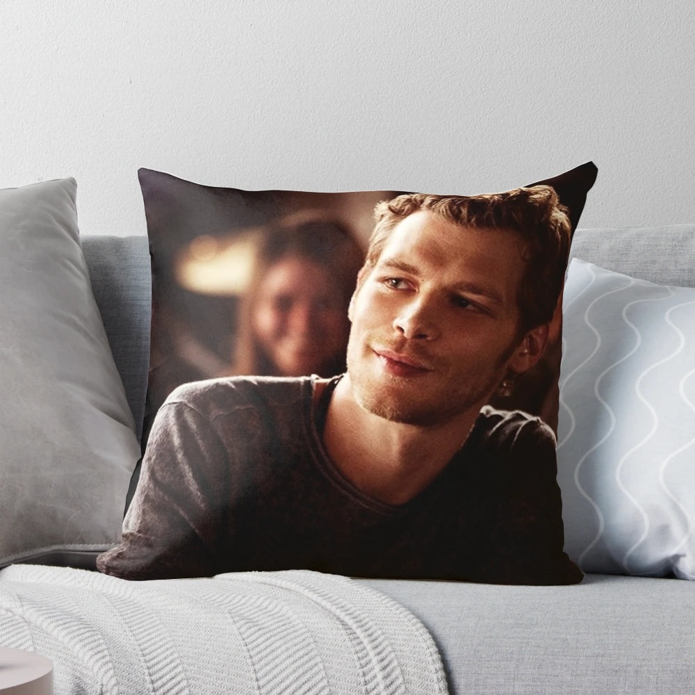 Soft, high-quality pillow featuring the character Klaus Mikaelson from the hit TV series The Vampire Diaries.