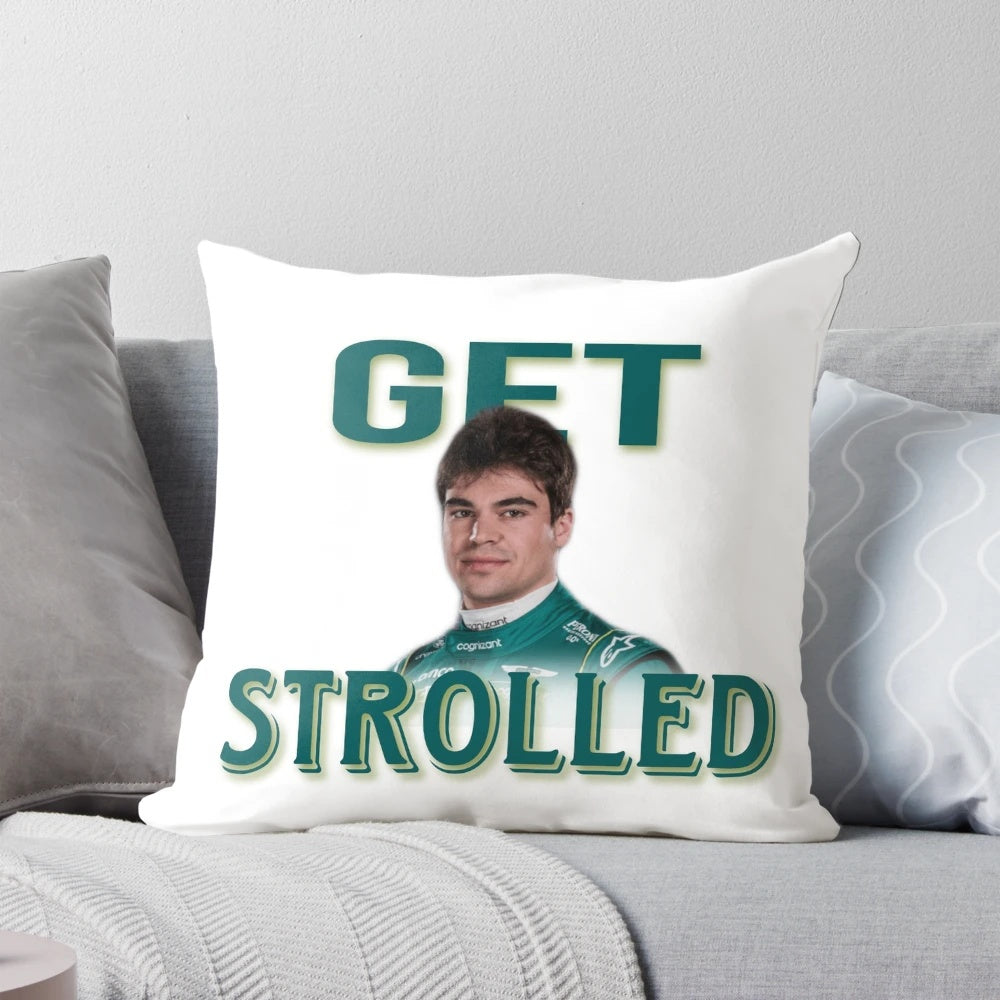 Lance Stroll Formula 1 Driver Themed Decorative Pillow