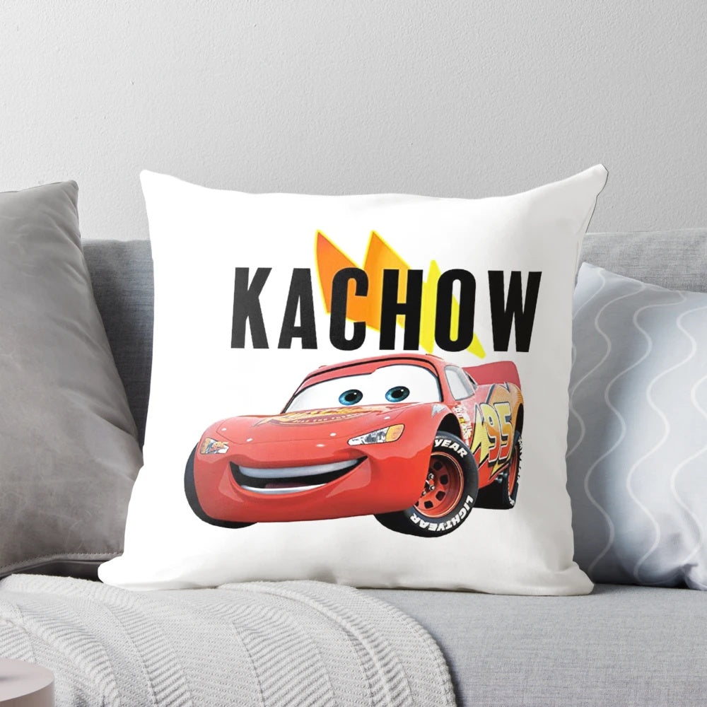 Officially Licensed Lightning McQueen Pillow - Decorative Accent Piece Featuring the Iconic Car from the Disney Pixar Cars Movie