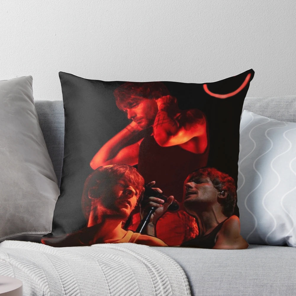 Louis Tomlinson Pillow with Smiley Face Logo
