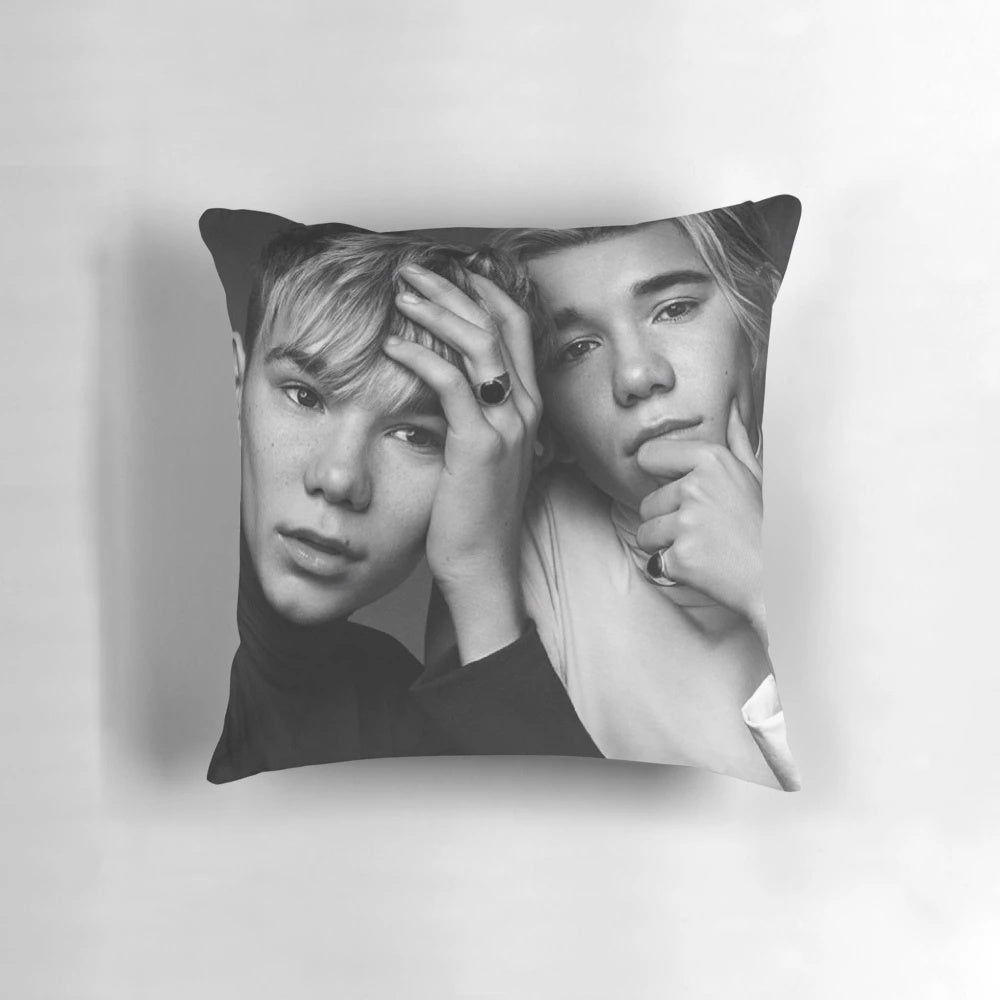 Comfortable and stylish Marcus and Martinus-themed pillow with the famous twin pop stars